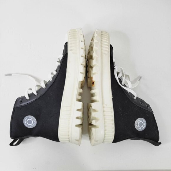 New - French Connection Women's Danika Lace-up High Top Platform Sneakers Sz 11 - Picture 10 of 16